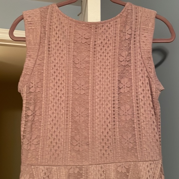 Pink Lace Dress Size Medium - Picture 6 of 10